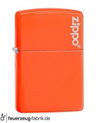 Zippo Neon Orange Logo