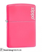 Zippo Neon Pink Logo